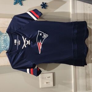 EUC NFL Team Apparel New England Patriots Women's sz M Jersey
